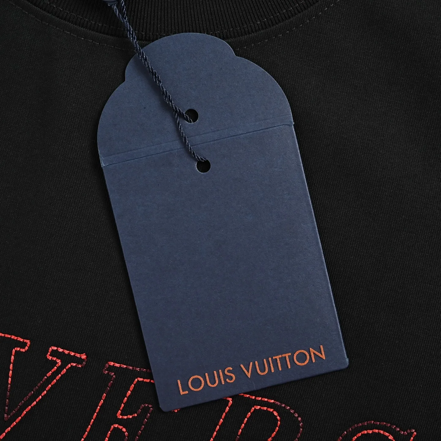 Louis Vuitton/Louis Vuitton colorful logo embroidered short sleeves